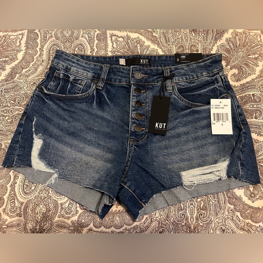 New w/tags Kut from the Kloth jean shorts size 6